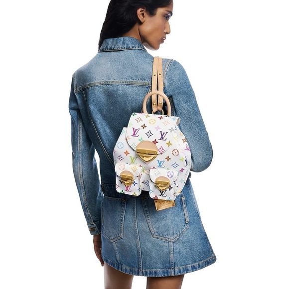 NEW Louis Vuitton x Murakami Venice Backpack in Multicolor Monogram 2025 Release main image 15